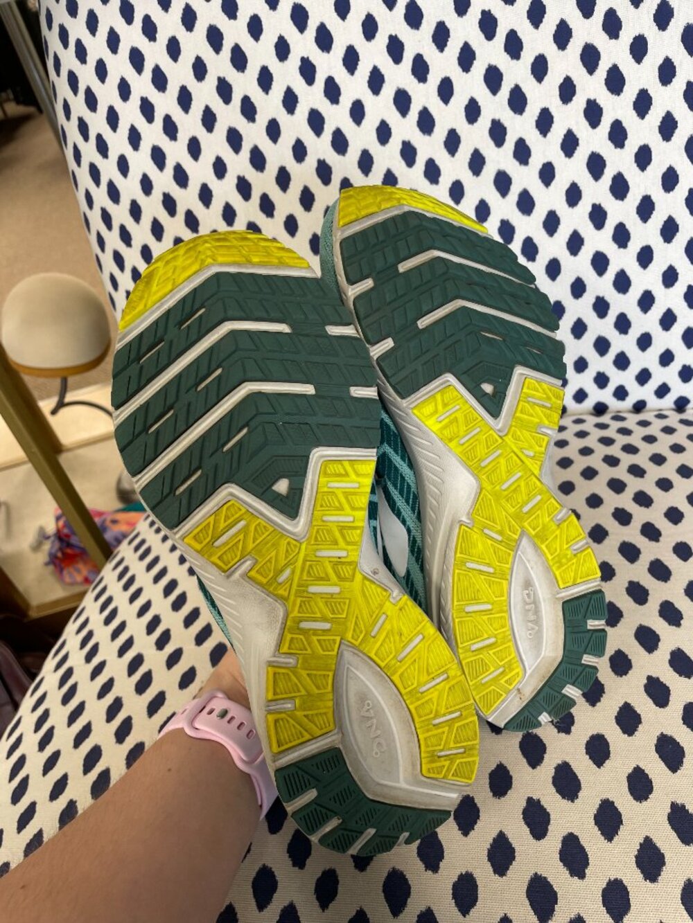 Brooks Launch 6 Green Shoes Size 8 - Picture 7 of 8